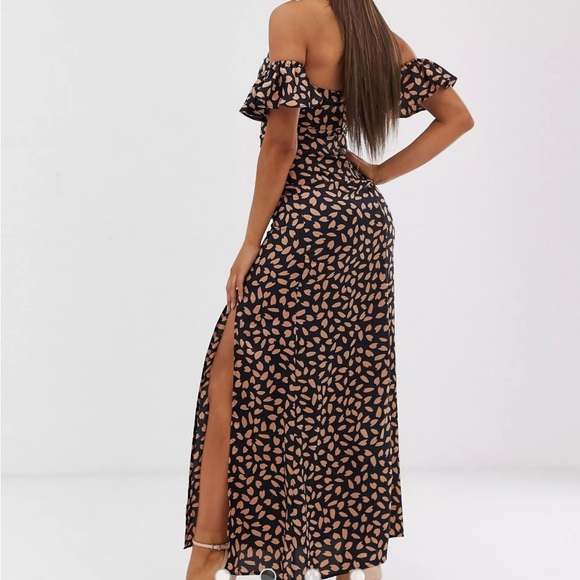 ASOS Koco & K Off Shoulder Maxi Dress - Picture 5 of 9